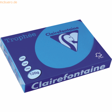 5 x Clairefontaine Kopierpapier Trophee A4 120g/qm VE=250 Blatt karibi 5 x Clairefontaine Kopierpapier Trophee A4 120g/qm VE=250 Blatt karibi von Clairefontaine