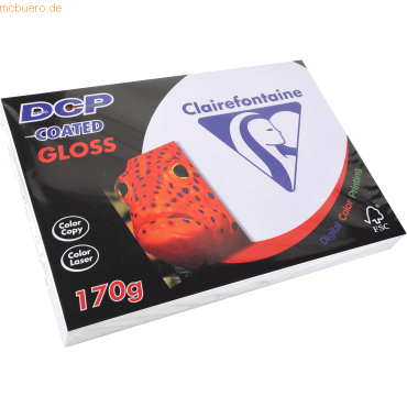 5 x Clairefontaine Laser- /Inkjetpapier DCP gestrichen Gloss A4 210x29 von Clairefontaine