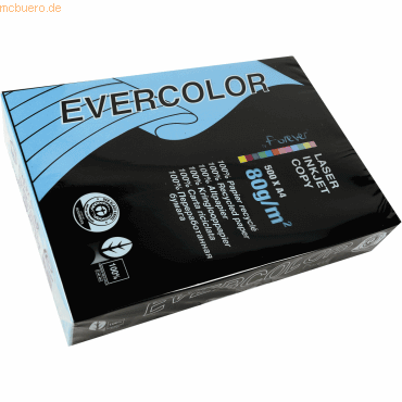 Clairefontaine Multifunktionspapier evercolor RC A4 210x297mm 80g/qm d von Clairefontaine