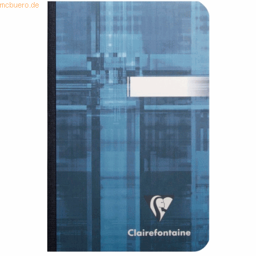 5 x Clairefontaine Notizheft 9x14cm 96 Blatt kariert farbig sortiert von Clairefontaine