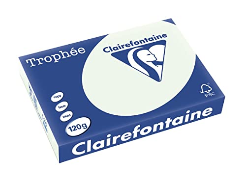 COPIER PAPER TROPHEE A4 120 GRAMS LIGHT GREEN von Clairefontaine