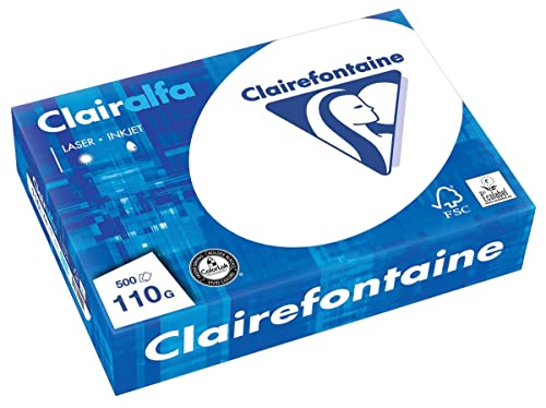 Clairalfa Multifunktionspapier, DIN A4, 110 g/qm, extra weiá von Clairefontaine