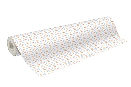 Clairefontaine 211941C - Rolle Geschenkpapier Alliance 60g, 50x0,70m, ideal für Geschenke, ZigZag, 1 Rolle von Clairefontaine