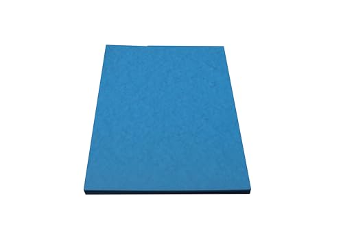 Clairefontaine 3141Z - Packung mit 50 Blatt Karton, DIN A3, 256g, Blau von Clairefontaine