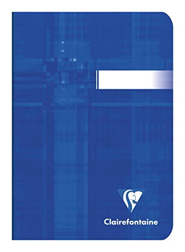 Clairefontaine 3640C - Packung mit 10 Heften DIN A6, geheftet, blanko, 90 g, 48 Blatt, farbig sortiert, 1 Pack von Clairefontaine