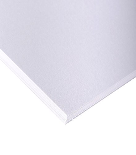 Clairefontaine 37324C Skizzenpapier (200 g, 105 x 75 cm, 10 Blatt, ideal für Künstler oder die Schule) weiß von Clairefontaine