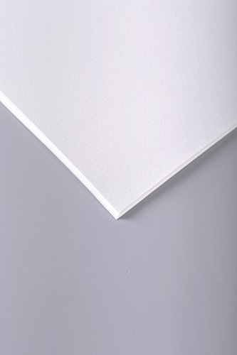 Clairefontaine 37390C Zeichenpapier Papier à grain (180 g, gekörnt, ideal für Trockentechniken, 250 Blatt, 50 x 65 cm) weiß von Clairefontaine