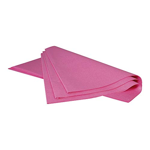 Clairefontaine 393603C Ries (mit 480 Blatt Seidenpapier, 50 x 75 cm, 18 g/qm, ideal für Deko und Bastelprojekte) 1 Ries fuchsia von Clairefontaine