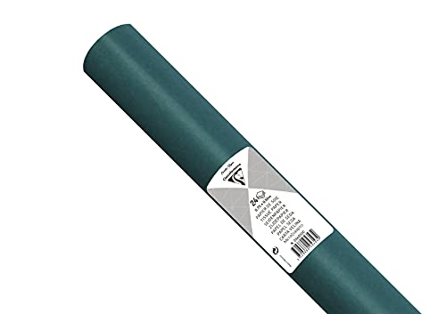 Clairefontaine 394050C - Packung mit 24 Blatt Seidenpapier, 50 x 75cm, 18g, ideal zum Basteln, 1 Pack Grün von Clairefontaine