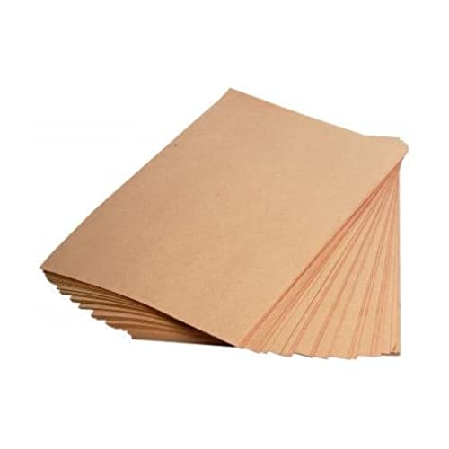 Clairefontaine 396007C Packung mit 25 Blatt Kraftpapier (90g, DIN A1, 59,4 x 84 cm, ideal für Kunstprojekte und zum Einpacken) braun von Clairefontaine