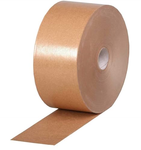 Clairefontaine 396802C Rolle Kraftpapier (nassklebend, ideal für Einrahmungen, 7 x 200 cm, 60 g) kartonbraun von Clairefontaine