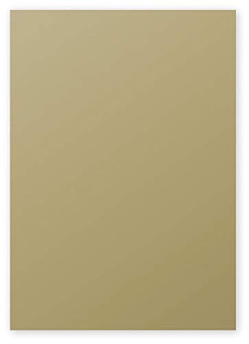 Clairefontaine 4200C Packung mit 50 Blatt Pollen, DIN A4, 210 x 297 mm, 120g, gold von Clairefontaine