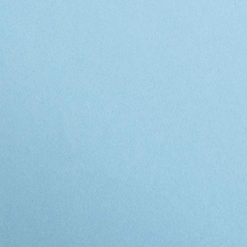 Clairefontaine 48071C Packung (mit 25 Bögen Zeichenpapier Maya, DIN A3, 29,7 x 42 cm, 270g, glatt, ideal für Trockentechnik und Einrahmen) hellblau von Clairefontaine