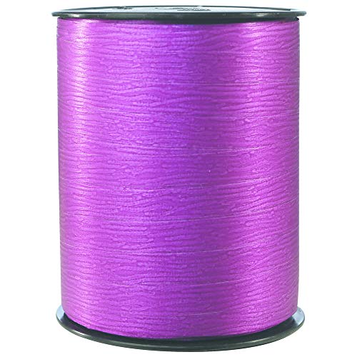 Clairefontaine 601509C Spule Geschenkband matt (250 m x 10 mm, ideal für Bastelprojekte und Geschenke) 1 Stück fuchsia von Clairefontaine