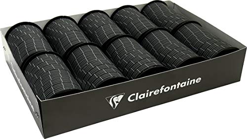 Clairefontaine 612704C - Packung mit 10 Spulen Geschenkbänder 10mx10mm, zum Beschriften und Personalisieren, für den professionellen Bedarf für Verpackungen von Geschenken und DIY-Projekte, 1 Pack von Clairefontaine