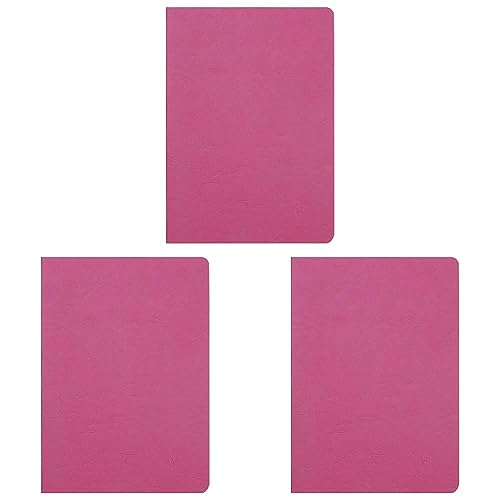 Clairefontaine 733002C Heft AgeBag (DIN A4, 21 x 29,7 cm, blanko, ideal für Ihre Notizen und Zeichnungen, 48 Blatt) 1 Stück rot (Packung mit 3) von Clairefontaine