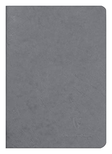 Calligraphe 733105C Heft AgeBag (DIN A5, 14,8 x 21 cm, blanko, ideal für Ihre Notizen und Zeichnungen, 48 Blatt) 1 Stück grau von Clairefontaine