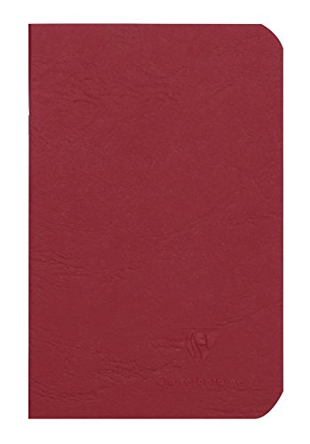 Calligraphe 734102C Heft AgeBag (9 x 14 cm, Taschenformat, ideal für unterwegs, blanko, 48 Blatt) 1 Stück rot von Calligraphe