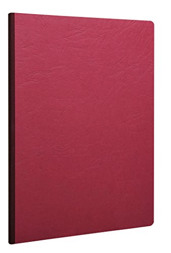 Clairefontaine 791402C Heft A4, Leinen, Age Bag, blanko, 96 Blatt, rot von Clairefontaine