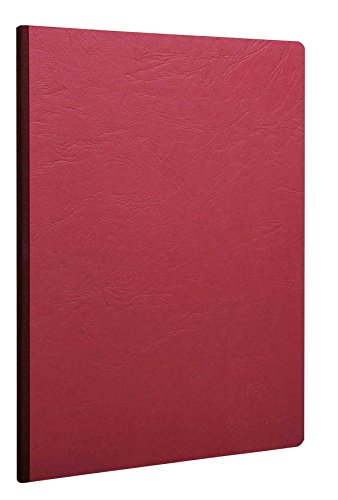 Clairefontaine 795462C Heft A5, Leinen, Age Bag, liniert, 96 Blatt, rot von Clairefontaine