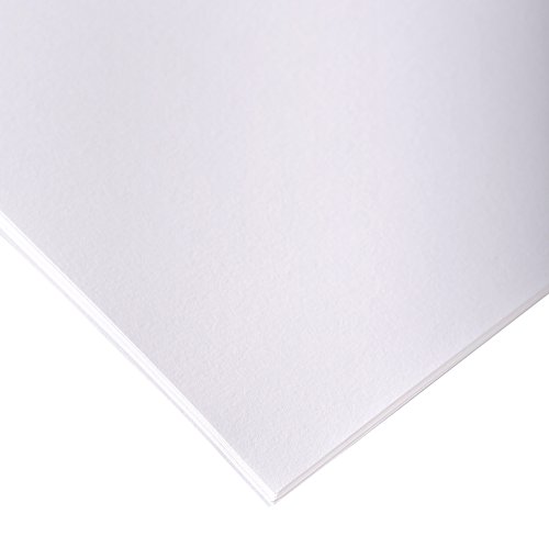 Clairefontaine 93700C Zeichenpapier Papier à grain (125 g, gekörnt, ideal für Trockentechniken, 100 Blatt, DIN A4, 21 x 29,7 cm) weiß von Clairefontaine