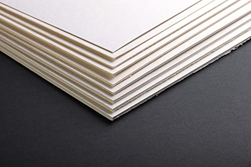 Clairefontaine 93960C Packung (mit 20 Holzkartons, 60 x 80 cm, 0,7 mm, 385 g, ideal für Modellbau, leicht und glatt, 100% Zellulose) 20er Pack beige von Clairefontaine