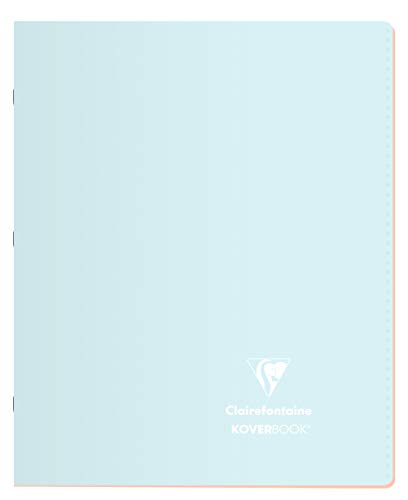 Clairefontaine 951881C - Packung mit 10 Heften Koverbook 17x22 cm, geheftet, 48 Blatt, liniert mit Rand, 90g, farbig sortiert, 1 Pack von Clairefontaine