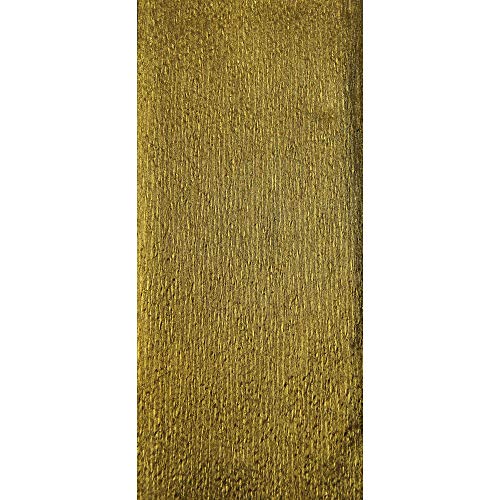 Clairefontaine 95275C Rolle Metallkrepppapier (250 x 50 cm, 72 g, ideal für Deko, mit Glanzeffekt) 1 Rolle gold von Clairefontaine
