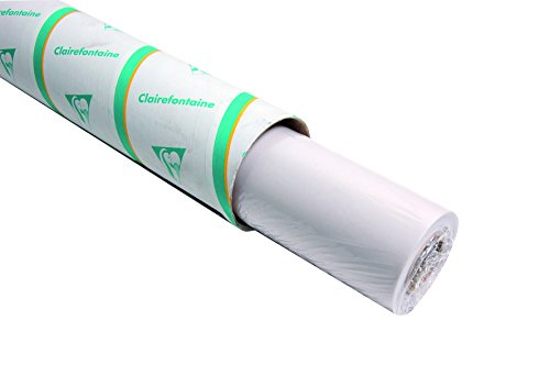 Clairefontaine 96524C Rolle Transparentpapier, 110 cm x 20 m, 70/75g, ideal für technische Zeichnen, 1 Rolle von Clairefontaine