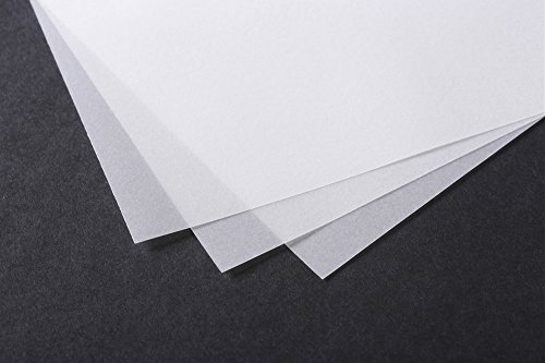 Clairefontaine 975085C Ries Transparentpapier (DIN A2, 42 x 59,4 cm, 10 Blatt, 70 g, ideal für technische Zeichnen) transparent von Clairefontaine