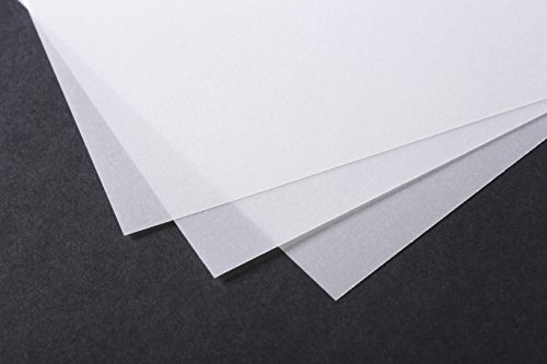 Clairefontaine 975102C Ries Transparentpapier (DIN A2, 42 x 59,4 cm, 10 Blatt, 110 g, ideal für technische Zeichnen) transparent von Clairefontaine