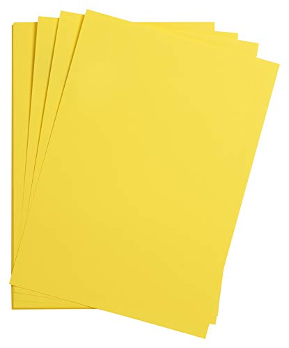 Clairefontaine 975254C Packung mit 25 Bastelkartons Maya, 185g, DIN A4, 21 x 29,7cm, 1 Pack, zitronengelb Clairefontaine 975254C Packung mit 25 Bastelkartons Maya, 185g, DIN A4, 21 x 29,7cm, 1 Pack, zitronengelb von Clairefontaine