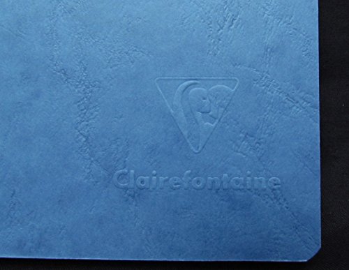 Clairefontaine Age Bag Notizbuch Piqué 9 x 14, 96P, liniert blau von Clairefontaine