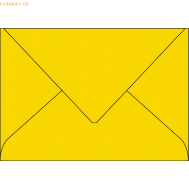 Clairefontaine Briefumschlag C5 120g/qm sonne VE=20 Stück von Clairefontaine