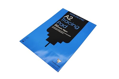 Clairefontaine GPT1A2Z - Block Goldline geleimt, Transparentpapier DIN A2, 90g, 50 Blatt, sehr stabil, ideal für technischen Zeichnung und Kunstprojekte, 1 Stück von Clairefontaine