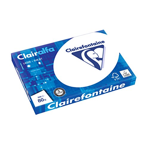 Clairefontaine Kopierpapier Clairalfa/1969C DIN A3 weiß 80 g/qm Inh.500 von Clairefontaine