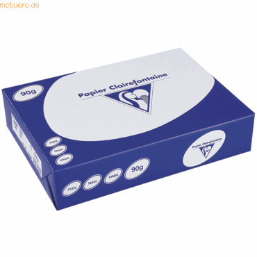 Clairefontaine Kopierpapier Clairalfa A4 90g/qm weiß VE=500 Blatt von Clairefontaine