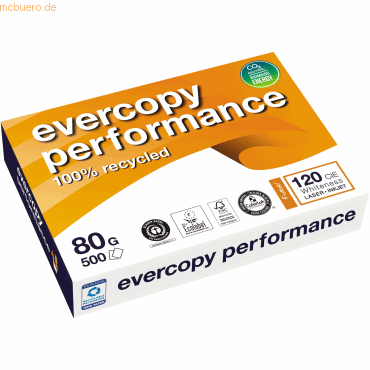 Clairefontaine Kopierpapier Performance 50067C A4 80g 500 Blatt Clairefontaine Kopierpapier Performance 50067C A4 80g 500 Blatt von Clairefontaine