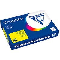 Clairefontaine Kopierpapier Trophée canariengelb DIN A3 80 g/m² 500 Blatt von Clairefontaine