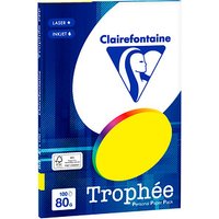 Clairefontaine Kopierpapier Trophée canariengelb DIN A4 80 qm 100 Blatt von Clairefontaine