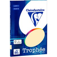 Clairefontaine Kopierpapier Trophée chamois DIN A4 80 g/m² 100 Blatt von Clairefontaine