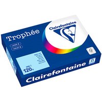 Clairefontaine Kopierpapier Trophée eisblau DIN A4 120 qm 250 Blatt von Clairefontaine