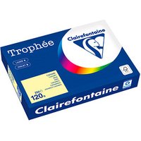 Clairefontaine Kopierpapier Trophée gelb DIN A4 120 g/qm 250 Blatt von Clairefontaine