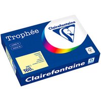 Clairefontaine Kopierpapier Trophée gelb DIN A4 160 g/m² 250 Blatt von Clairefontaine