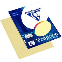 Clairefontaine Kopierpapier Trophée gelb DIN A4 80 g/m² 100 Blatt von Clairefontaine