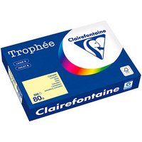 Clairefontaine Kopierpapier Trophée gelb DIN A4 80 qm 500 Blatt von Clairefontaine