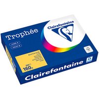 Clairefontaine Kopierpapier Trophée gold gelb DIN A4 160 qm 250 Blatt von Clairefontaine