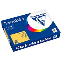 Clairefontaine Kopierpapier Trophée gold gelb DIN A4 80 qm 500 Blatt von Clairefontaine