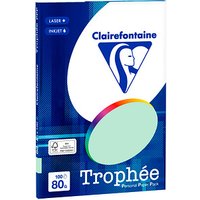 Clairefontaine Kopierpapier Trophée hellgrün DIN A4 80 qm 100 Blatt von Clairefontaine