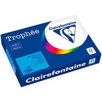 Clairefontaine Kopierpapier Trophée karibischblau DIN A4 120 qm 250 Blatt von Clairefontaine